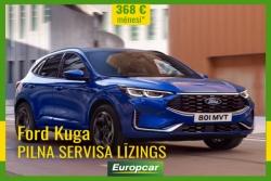 Ford Kuga Pilna Servisa Līzings Europcar